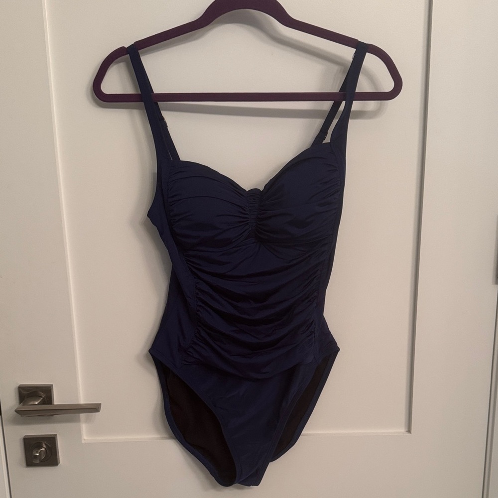 Navy Blue One-Piece La Blanca Swimsuit